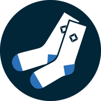 Get your own custom Total Expert socks when you visit kiosk #6